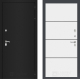Дверь Лабиринт (LABIRINT) Classic шагрень черная 25 Белый софт в Подольск