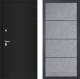 Входная металлическая Дверь Лабиринт (LABIRINT) Classic шагрень черная 25 Бетон светлый в Подольск