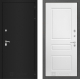 Дверь Лабиринт (LABIRINT) Classic шагрень черная 03 Белый софт в Подольск