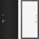 Дверь Лабиринт (LABIRINT) Classic шагрень черная 13 Белый софт в Подольск