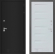 Дверь Лабиринт (LABIRINT) Classic шагрень черная 14 Дуб кантри белый горизонтальный в Подольск