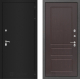 Входная металлическая Дверь Лабиринт (LABIRINT) Classic шагрень черная 03 Орех премиум в Подольск