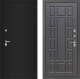 Входная металлическая Дверь Лабиринт (LABIRINT) Classic шагрень черная 12 Венге в Подольск