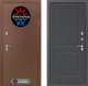 Входная металлическая Дверь Лабиринт (LABIRINT) Термо Магнит 11 Графит софт в Подольск