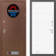 Входная металлическая Дверь Лабиринт (LABIRINT) Термо Магнит 13 Белый софт в Подольск