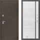 Входная металлическая Дверь Лабиринт (LABIRINT) Смоки 22 Белый софт в Подольск