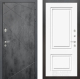 Входная металлическая Дверь Лабиринт (LABIRINT) Лофт 26 Белый (RAL-9003) в Подольск