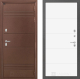 Входная металлическая Дверь Лабиринт (LABIRINT) Термо Лайт 13 Белый софт в Подольск