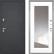 Входная металлическая Дверь Интекрон (INTECRON) Гектор ФЛЗ-120-М Зеркало Белый матовый в Подольск