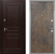Входная металлическая Дверь Интекрон (INTECRON) Брайтон Тиковое Дерево Гладкая Гранж в Подольск