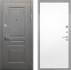 Входная металлическая Дверь Интекрон (INTECRON) Брайтон Графит Гладкая Силк Сноу в Подольск