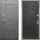 Входная металлическая Дверь Интекрон (INTECRON) Брайтон Графит ФЛ-295 Лофт черный в Подольск