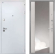 Входная металлическая Дверь Интекрон (INTECRON) Колизей White ФЛЗ-516 Зеркало Сосна белая в Подольск