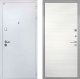 Входная металлическая Дверь Интекрон (INTECRON) Колизей White Гладкая Дуб сильвер поперечный в Подольск