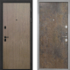 Входная металлическая Дверь Интекрон (INTECRON) Профит Black Венге Коричневый Гладкая Гранж в Подольск