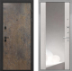 Входная металлическая Дверь Интекрон (INTECRON) Профит Black Гранж ФЛЗ-516 Зеркало Сосна белая в Подольск