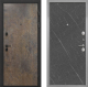 Входная металлическая Дверь Интекрон (INTECRON) Профит Black Гранж Гладкая Гранит лава оникс в Подольск