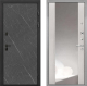 Входная металлическая Дверь Интекрон (INTECRON) Профит Black Гранит Лава Оникс ФЛЗ-516 Зеркало Сосна белая в Подольск