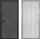 Входная металлическая Дверь Интекрон (INTECRON) Профит Black Гранит Лава Оникс В-07 с молдингом Сандал белый в Подольск