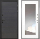 Дверь Интекрон (INTECRON) Профит Black Эковенге ФЛЗ-120-М Зеркало Белый матовый в Подольск