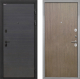 Входная металлическая Дверь Интекрон (INTECRON) Профит Black Эковенге Гладкая шпон Венге коричневый в Подольск