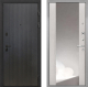 Входная металлическая Дверь Интекрон (INTECRON) Профит Black ФЛ-295 ФЛЗ-516 Зеркало Сосна белая в Подольск