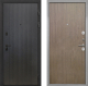 Входная металлическая Дверь Интекрон (INTECRON) Профит Black ФЛ-295 Гладкая шпон Венге коричневый в Подольск