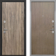 Входная металлическая Дверь Интекрон (INTECRON) Гектор Дуб Турин Гладкая шпон Венге коричневый в Подольск