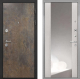 Входная металлическая Дверь Интекрон (INTECRON) Гектор Гранж ФЛЗ-516 Зеркало Сосна белая в Подольск