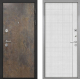 Входная металлическая Дверь Интекрон (INTECRON) Гектор Гранж В-07 с молдингом Лофт белый в Подольск