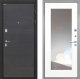 Дверь Интекрон (INTECRON) Гектор Эковенге ФЛЗ-120-М Зеркало Белый матовый в Подольск