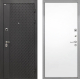 Входная металлическая Дверь Интекрон (INTECRON) Олимпия Black 4К Гладкая Силк Сноу в Подольск