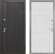 Входная металлическая Дверь Интекрон (INTECRON) Олимпия Black 4К В-07 с молдингом Лофт белый в Подольск
