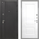 Входная металлическая Дверь Интекрон (INTECRON) Олимпия Black 4К Альба Роял Вуд белый в Подольск