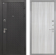 Входная металлическая Дверь Интекрон (INTECRON) Олимпия Black 4К В-07 с молдингом Сандал белый в Подольск
