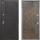 Входная металлическая Дверь Интекрон (INTECRON) Олимпия Black 4К Гладкая Гранж в Подольск