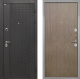Входная металлическая Дверь Интекрон (INTECRON) Олимпия Black 4К Гладкая шпон Венге коричневый в Подольск