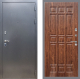 Входная металлическая Дверь Рекс (REX) 11 FL-33 орех тисненый в Подольск