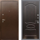 Входная металлическая Дверь Рекс (REX) 1А Медный Антик FL-128 Венге светлый в Подольск