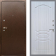 Входная металлическая Дверь Рекс (REX) 1А Медный Антик FL-128 Сандал белый в Подольск