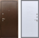 Входная металлическая Дверь Рекс (REX) 1А Медный Антик FL-289 Белый ясень в Подольск