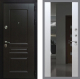Входная металлическая Дверь Рекс (REX) Премиум-Н СБ-16 Зеркало Белый ясень в Подольск