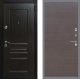 Входная металлическая Дверь Рекс (REX) Премиум-Н GL венге поперечный в Подольск