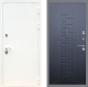 Входная металлическая Дверь Рекс (REX) 5 Белая Шагрень FL-289 Ясень черный в Подольск