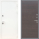 Входная металлическая Дверь Рекс (REX) 5 Белая Шагрень GL венге поперечный в Подольск