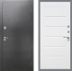 Входная металлическая Дверь Рекс (REX) 2А Серебро Антик Сити Белый ясень в Подольск