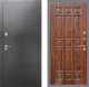 Входная металлическая Дверь Рекс (REX) 2А Серебро Антик FL-33 орех тисненый в Подольск