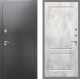 Входная металлическая Дверь Рекс (REX) 2А Серебро Антик FL-117 Бетон светлый в Подольск
