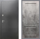 Входная металлическая Дверь Рекс (REX) 2А Серебро Антик FL-117 Бетон темный в Подольск
