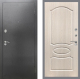 Входная металлическая Дверь Рекс (REX) 2А Серебро Антик FL-128 Беленый дуб в Подольск